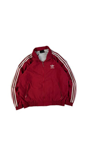 Vintage Adidas Sportjacke 90s Basic Rot D5 M