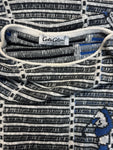 80s Carlo Colucci Strickpullover Golf Motiv Made In West Germany Grau Weiß 50 M-L