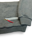 90s SOS Sportswear Of Sweden Troyer "Sample not for sale" Mit Wolle Salmi Zip Grau Bunt L