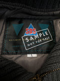 90s SOS Sportswear Of Sweden Troyer "Sample not for sale" Mit Wolle Salmi Zip Grau Bunt L