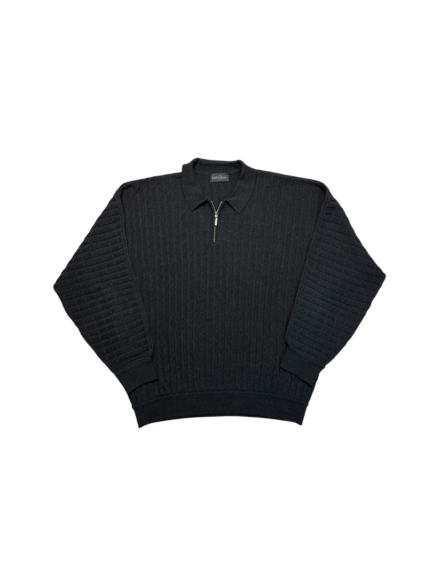 90s Carlo Colucci Troyer Made For Japan Schwarz 56 XXL-XXXL