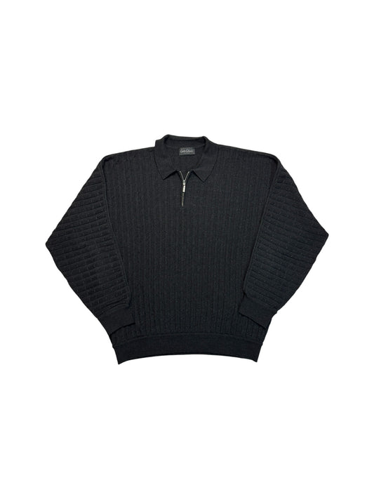 90s Carlo Colucci Troyer Made For Japan Schwarz 56 XXL-XXXL