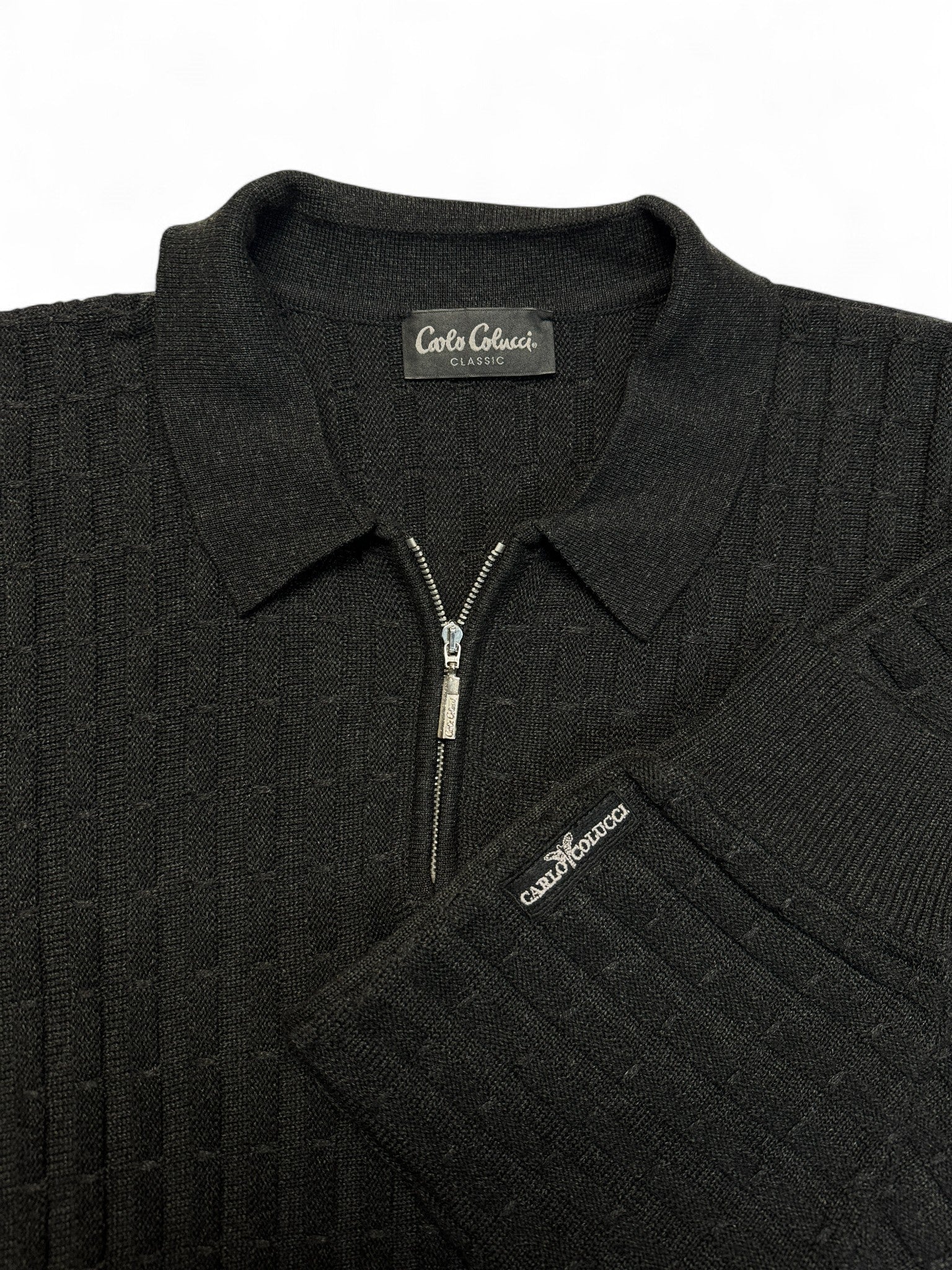 90s Carlo Colucci Troyer Made For Japan Schwarz 56 XXL-XXXL