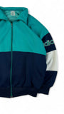 Vintage Adidas Sportjacke 80s Navy Türkis D4 S-M