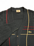 90s Lacoste Cardigan Mit Schurwolle Grün M-L