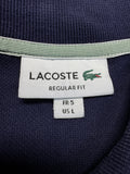 Lacoste Polo Shirt Langarm Stacked Crocodile Dunkelblau L
