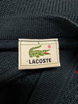 90s Lacoste Cardigan Mit Schurwolle Grün M-L