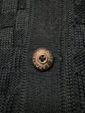 90s Lacoste Cardigan Mit Schurwolle Grün M-L