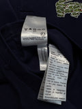 Lacoste Polo Shirt Langarm Stacked Crocodile Dunkelblau L