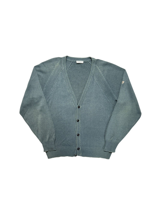 90s Adidas Cardigan Made In Macau Graugrün L-XL
