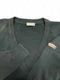 90s Adidas Cardigan Made In Macau Graugrün L-XL