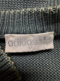 90s Adidas Cardigan Made In Macau Graugrün L-XL