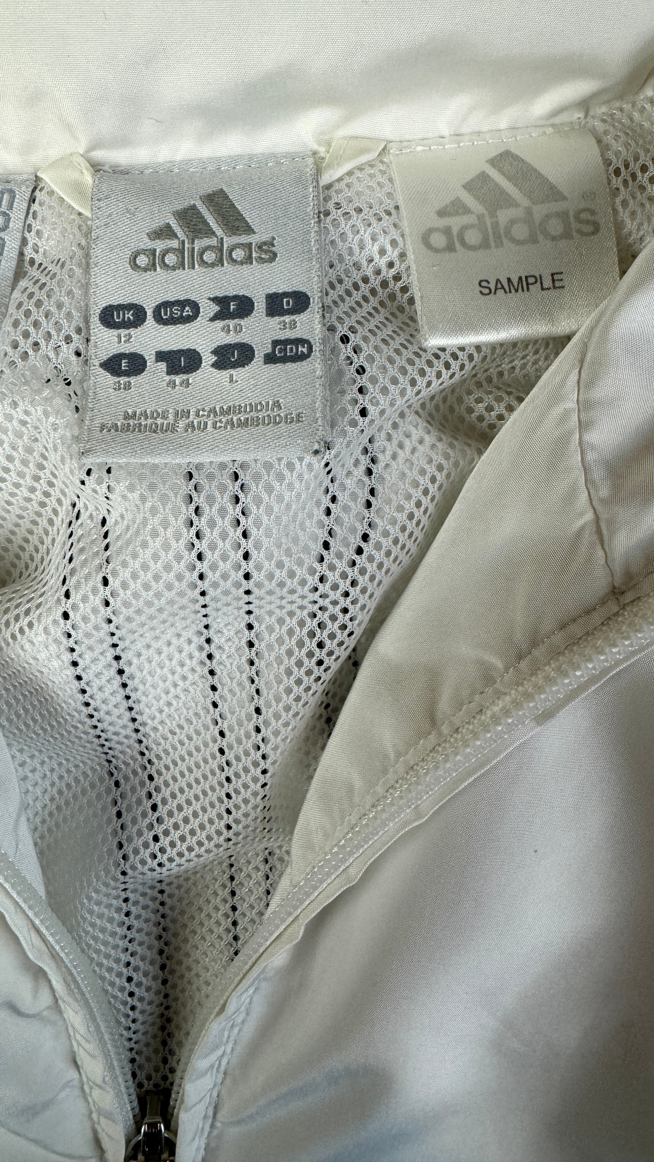 Adidas Sportjacke 00s Sample Damen Weiß 38 S-M