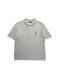 80s Fred Perry Sportswear Polo Shirt Basic Made In Belgium Weiß 54 L-XL