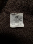 80s C&A Damen Cardigan Mit Mohair Braun M-L
