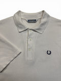 80s Fred Perry Sportswear Polo Shirt Basic Made In Belgium Weiß 54 L-XL