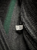 90s Carlo Colucci Cardigan mit Schurwolle 3D Knit Made In Germany Bunt M-L