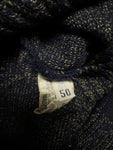 80s Carlo Colucci Polo Strickpullover Auto Motiv Made In West Germany Grau Grün L-XL