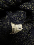 80s Carlo Colucci Polo Strickpullover Auto Motiv Made In West Germany Grau Grün L-XL