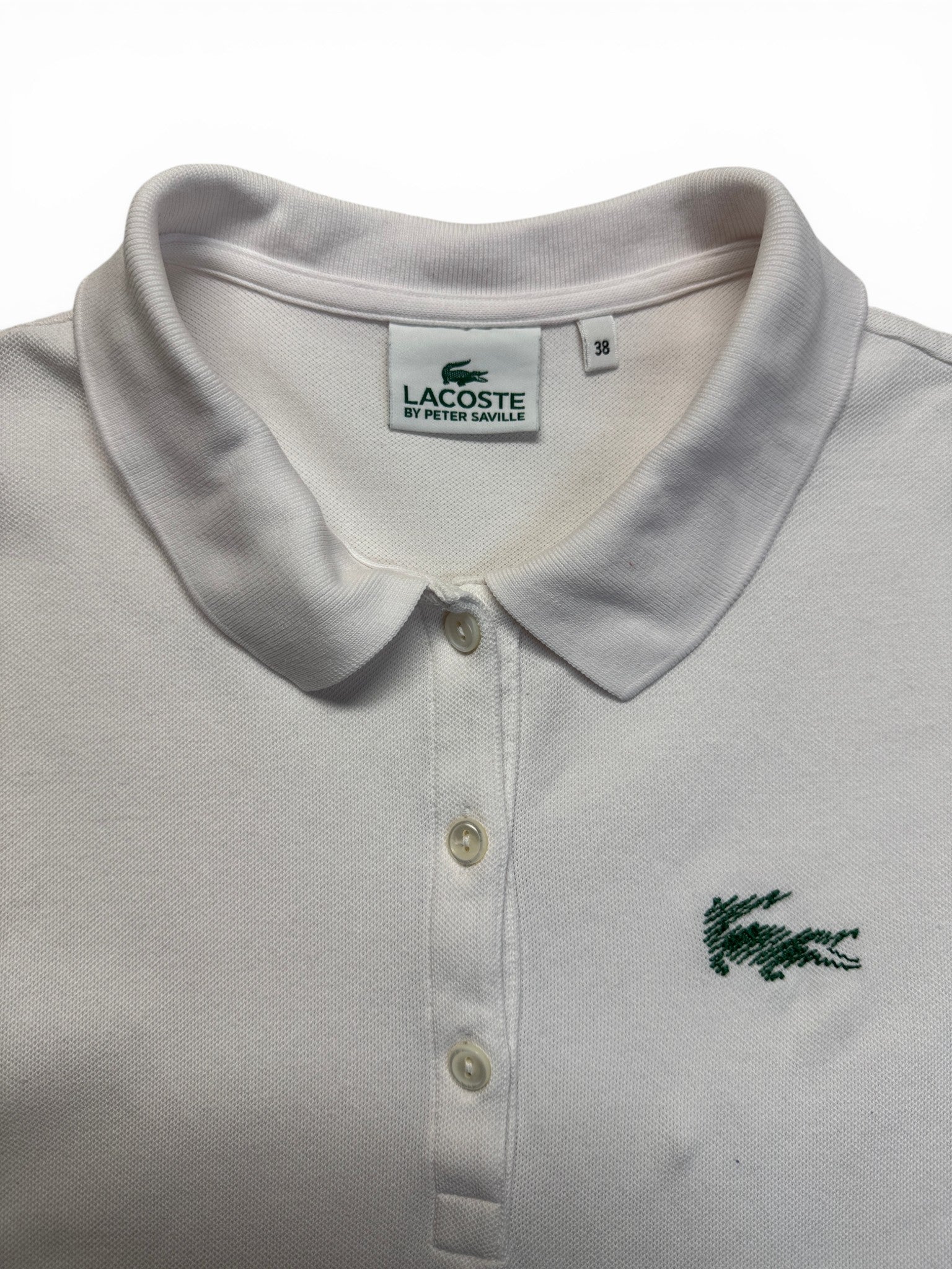 2019 Lacoste X Peter Saville Polo Shirt Weiß 38