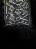 90s Ermenegildo Zegna Strickpullover Mit Reißverschluss Und Rollkragen Schurwolle Riri Zip Made In Italy Dunkelblau S-M