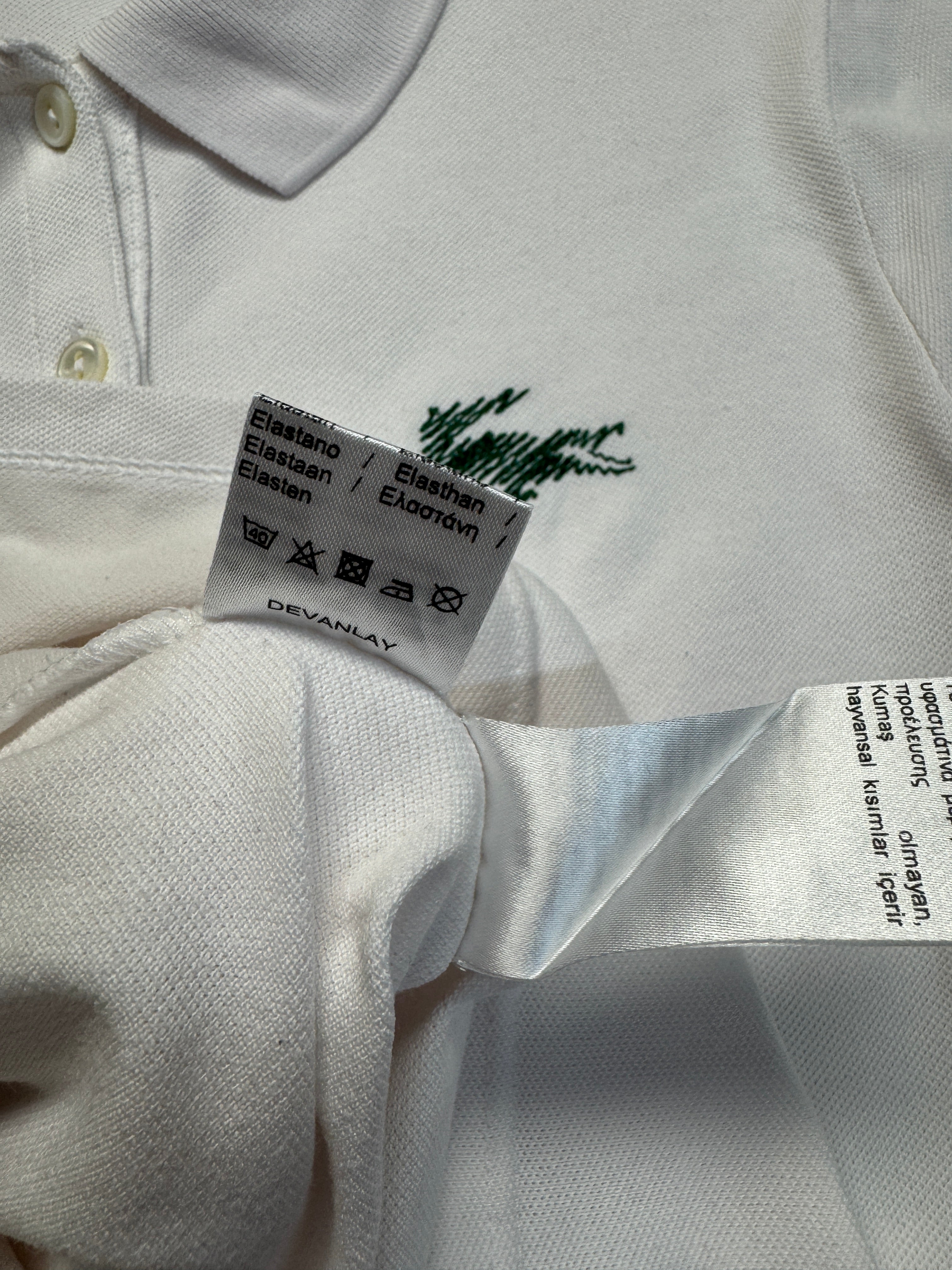 2019 Lacoste X Peter Saville Polo Shirt Weiß 38