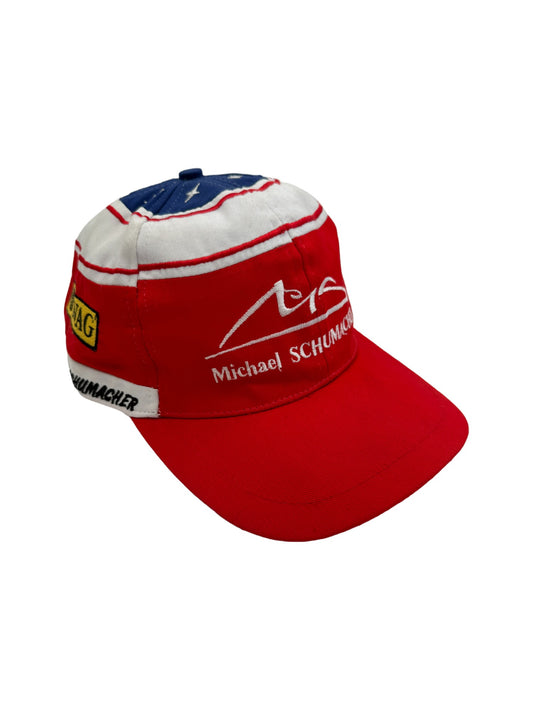 Vintage Racing Cap Official Michael Schuhmacher x DVAG X Formel 1 Rot Weiß
