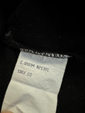 90s MCM Polo Shirt Boxy Basic Schwarz L-XL
