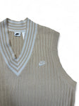 90s Nike Pullunder Basic Made In Hong Kong Beige/Creme L