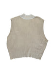 90s Nike Pullunder Basic Made In Hong Kong Beige/Creme L