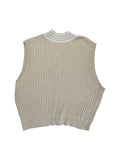 90s Nike Pullunder Basic Made In Hong Kong Beige/Creme L