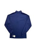 70s Nike Polo Shirt Langarm Deadstock Made In USA Navy M