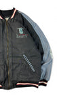 Vintage Adidas Collegejacke 90s New York Knights World League NFL Grau Schwarz D6 M