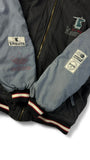 Vintage Adidas Collegejacke 90s New York Knights World League NFL Grau Schwarz D6 M