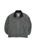 1993 Jack Wolfskin Fleecejacke Polartec Grau L-XL