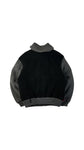 Vintage Iceberg Wolljacke 90s Mohair, Alpaka & Lederapplikationen Lampo Zip Made In Italy Rot Schwarz 44 M