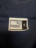 90s Puma Fleecejacke Quarterzip Dunkelblau S-M