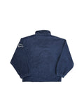 90s Puma Fleecejacke Quarterzip Dunkelblau S-M