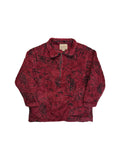90s Woolrich Fleece Quarterzip Made In USA Rot M