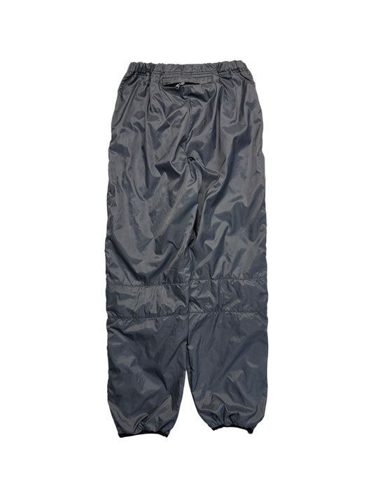 90s Emporio Armani Trackpants Lampo Zip Metallic Grau 48/M