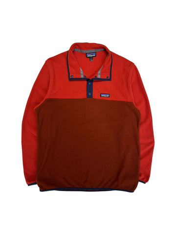 Patagonia Fleecejacke Snap Buttons Burgundy M
