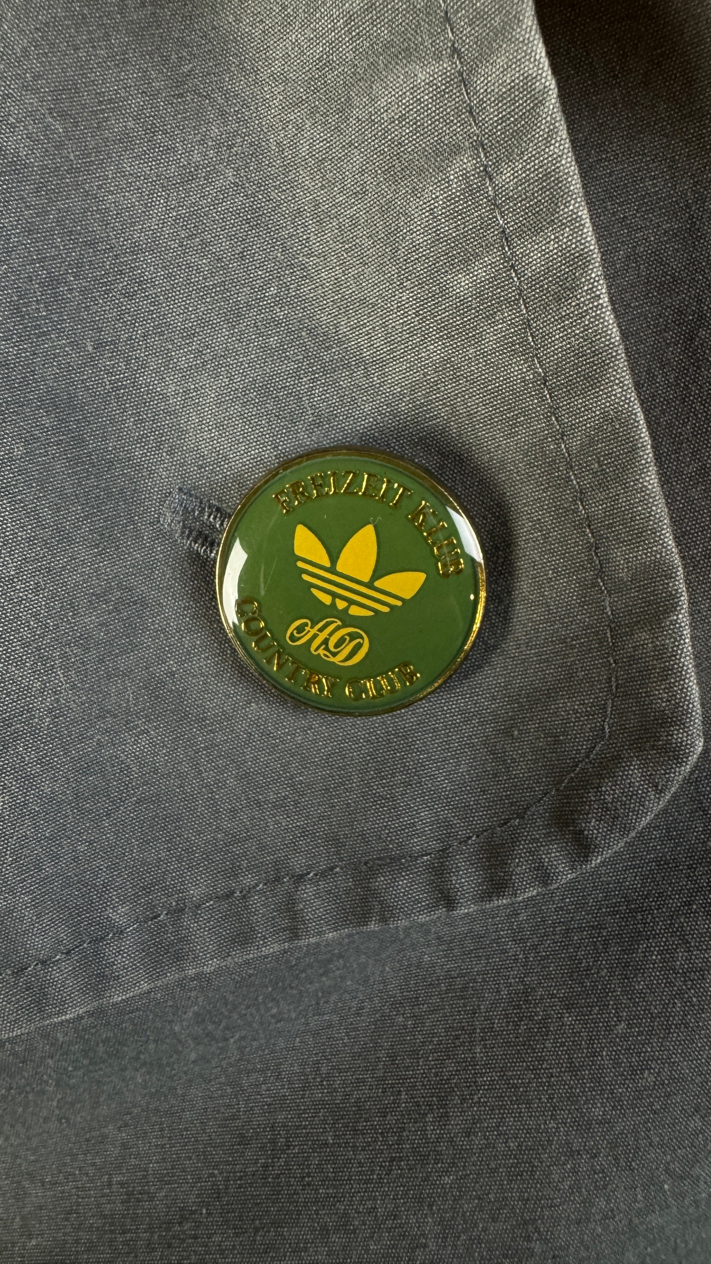 Adidas Blouson 00s Sample "AD"-Stickerei Grau 50 M