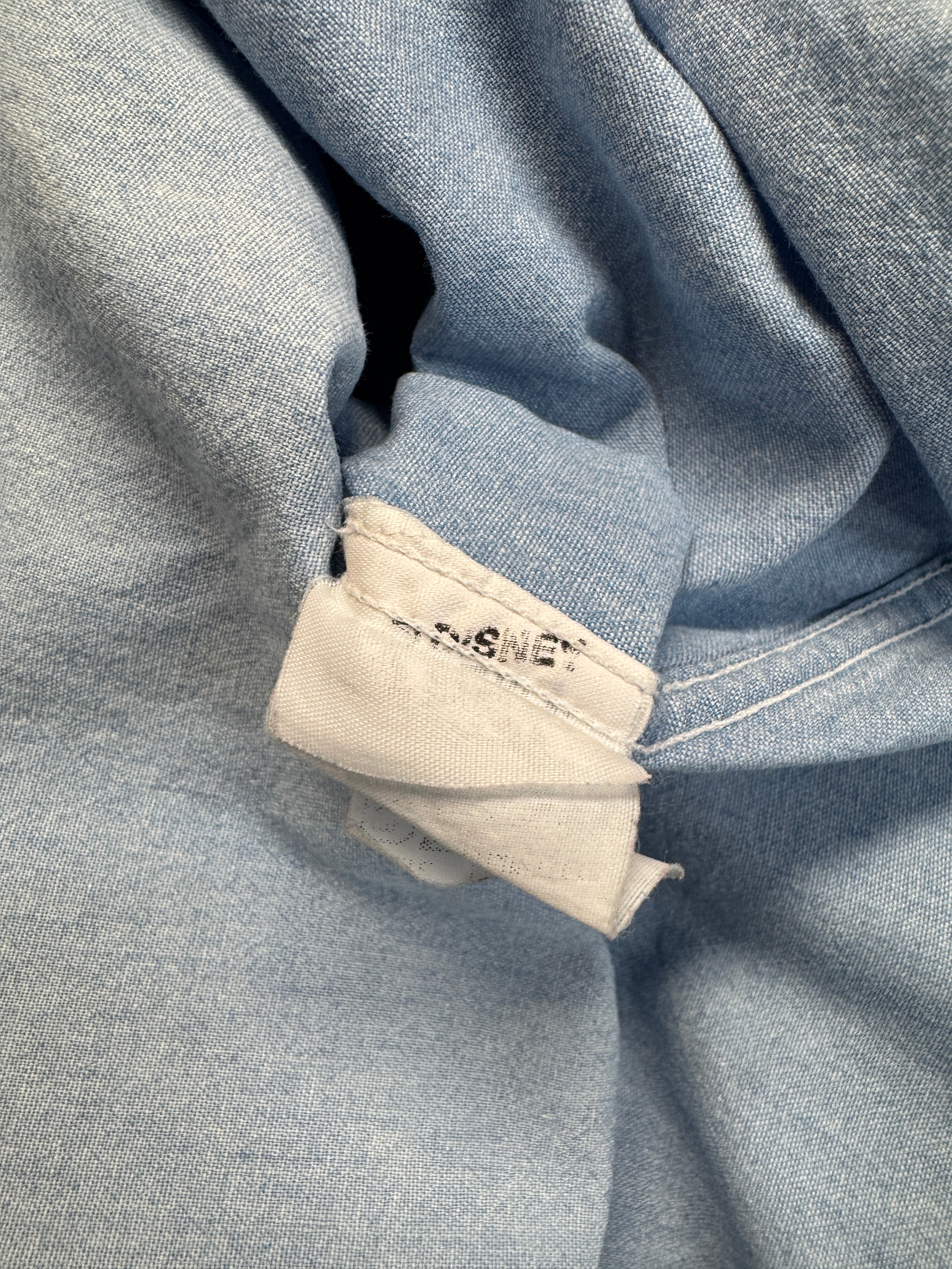 90s Iceberg Hemd "Fire Dept." Hellblau XL - RareRags