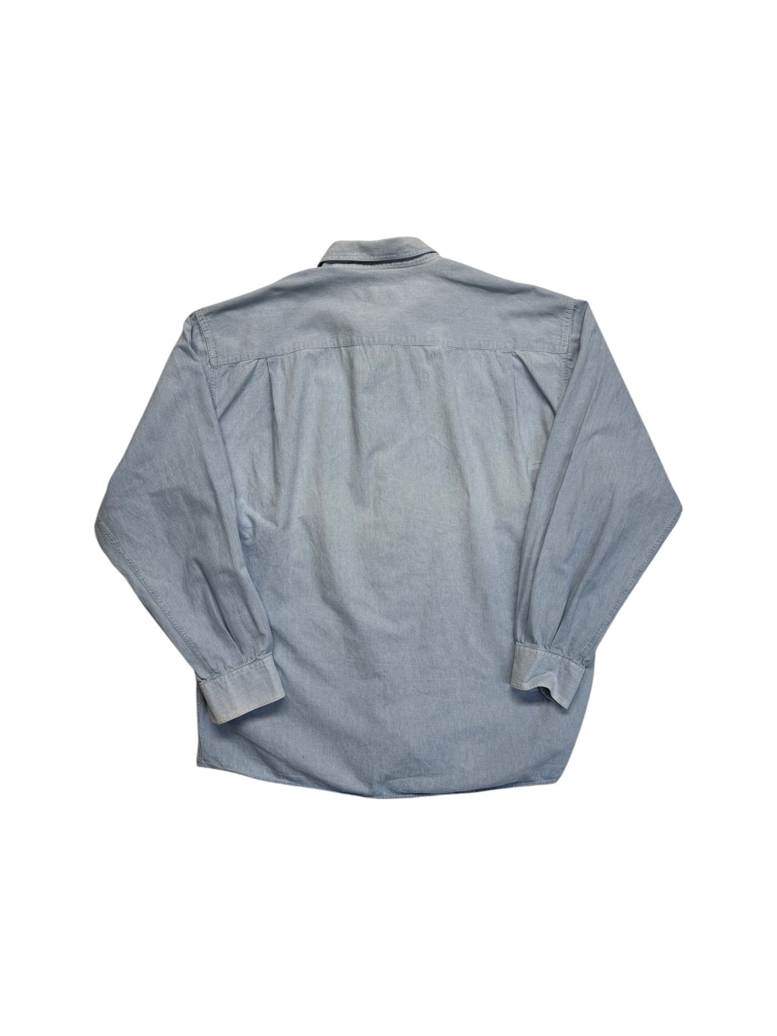90s Iceberg Hemd "Fire Dept." Hellblau XL - RareRags