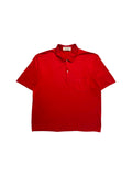 80s Givenchy Gentleman Polo Shirt Made In Italy Rot XL