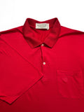 80s Givenchy Gentleman Polo Shirt Made In Italy Rot XL