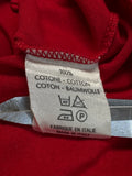 80s Givenchy Gentleman Polo Shirt Made In Italy Rot XL
