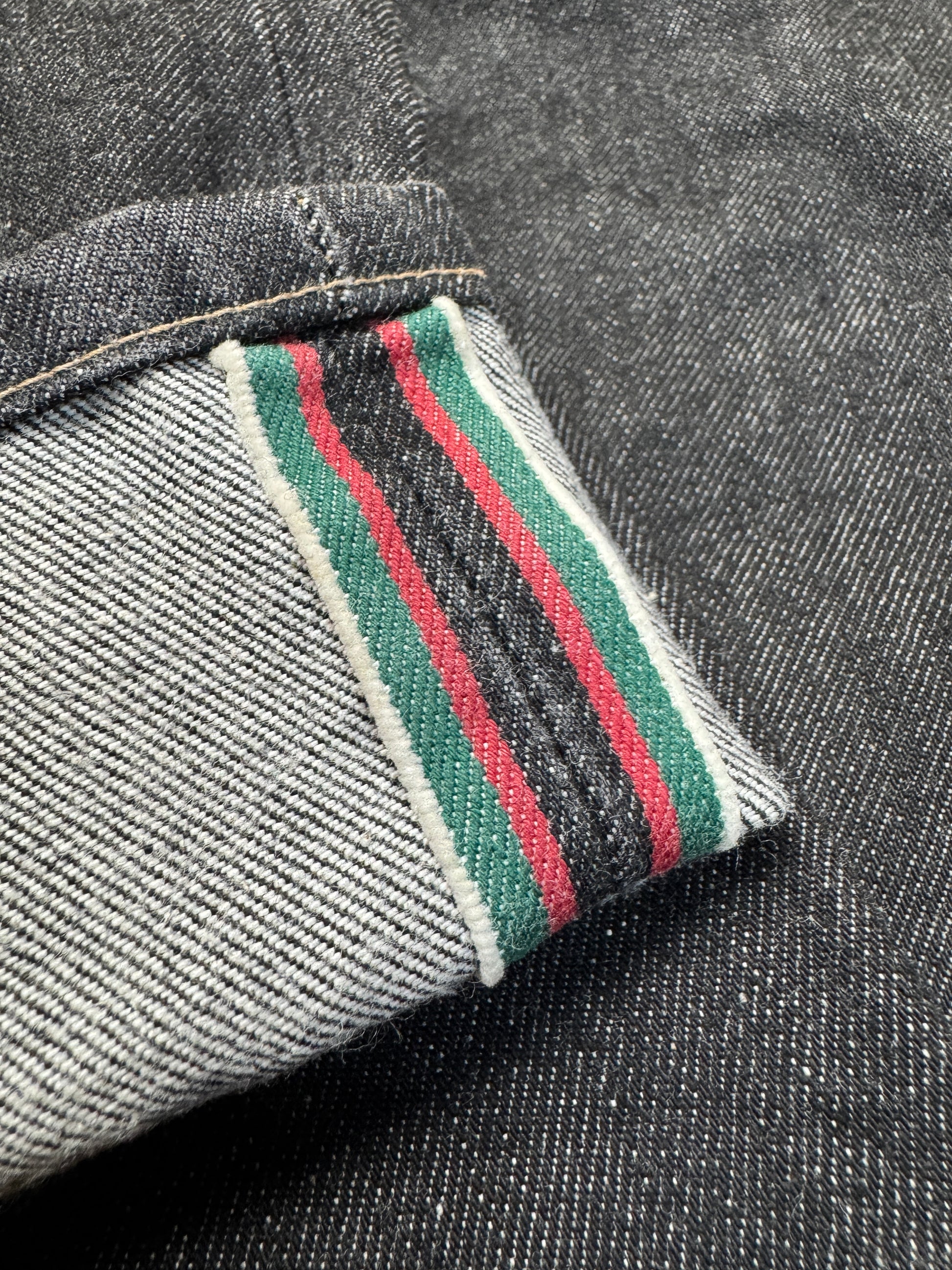 00s Gucci Jeans Selvedge Schwarz 48 - RareRags