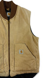 Vintage Carhartt Weste 90s Used Braun L-XL