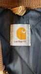 Vintage Carhartt Weste 90s Used Braun L-XL
